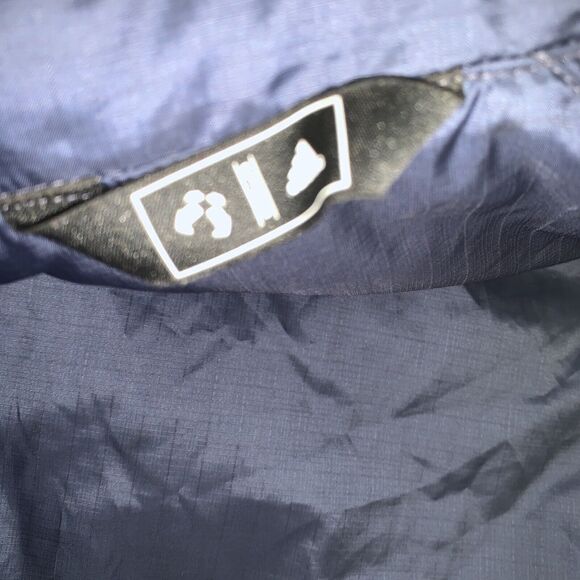 Adidas Outdoors Size Small Full Zip Blue Zipper Pockets Jacket Windbreaker Heavy - Picture 11 of 12